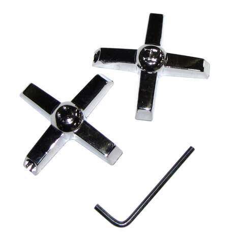 Plumb Pak For Universal Chrome Sink and Tub and Shower Faucet Handles