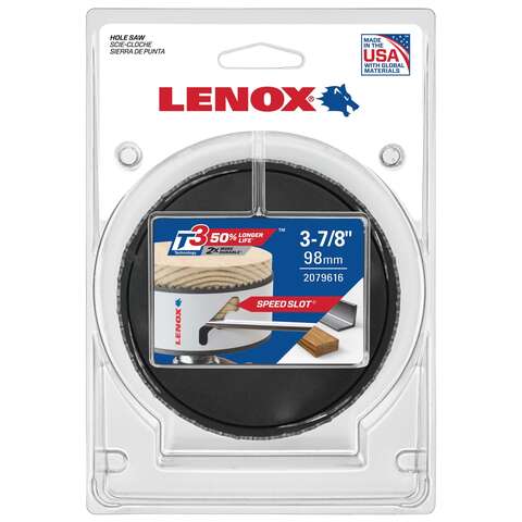 Lenox Speed Slot 3-7/8 in. Bi-Metal Hole Saw 1 pc