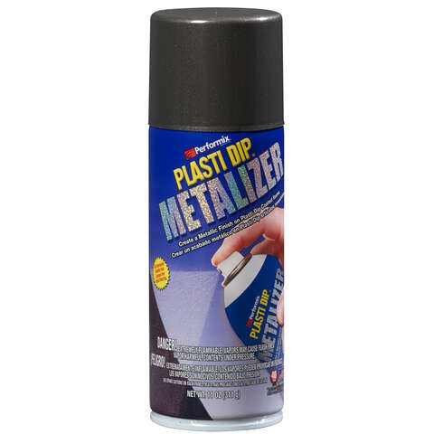 Plasti Dip Metalizer Satin Graphite Pearl Multi-Purpose Rubber Coating 11 oz oz, Pack of 6