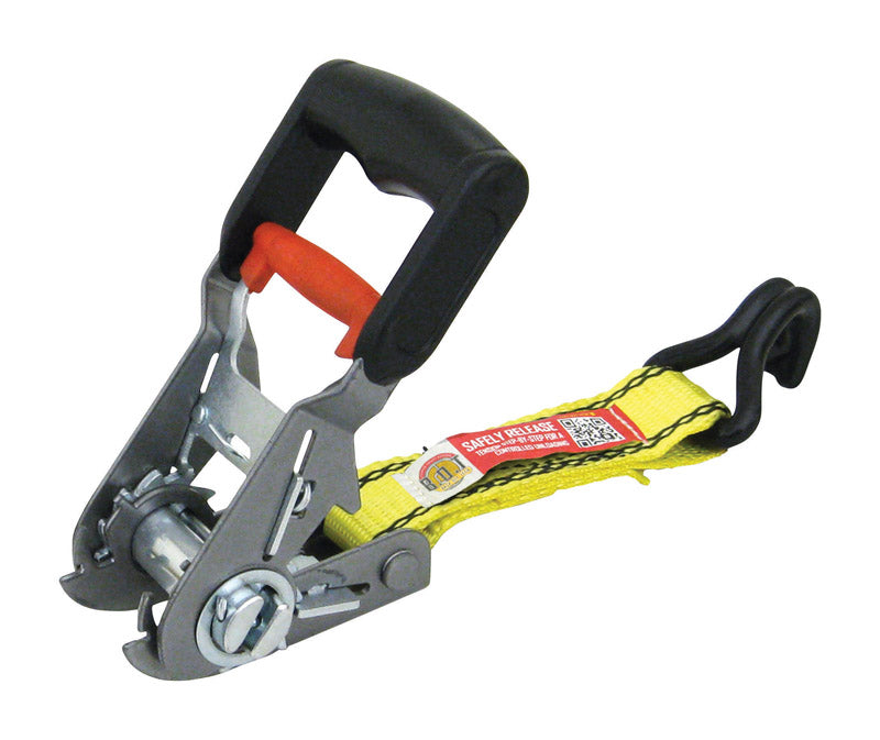 ProGrip 16 ft. L Black/Yellow Tie Down 1000 lb 1 pk