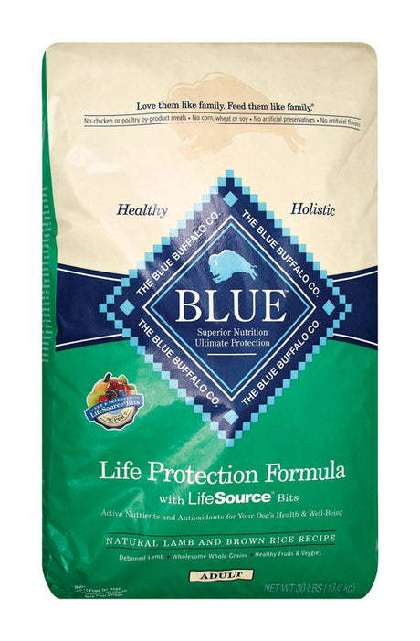 Blue Buffalo Life Protection Formula Adult Lamb and Brown Rice Dry Dog Food 30 lb