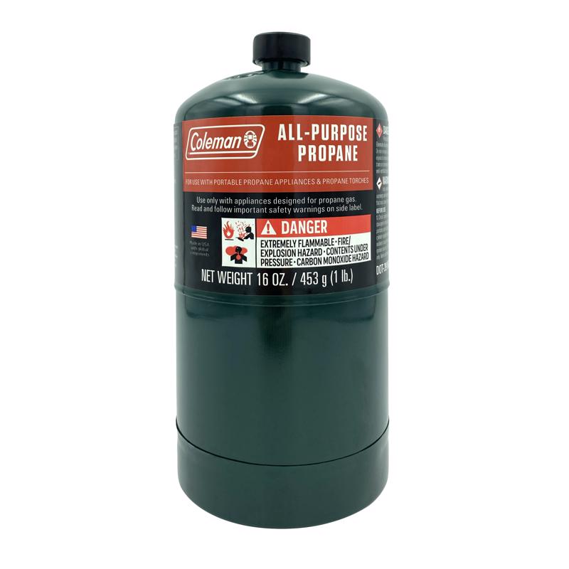Coleman 16 oz Steel Propane Fuel Cylinder, Pack of 12