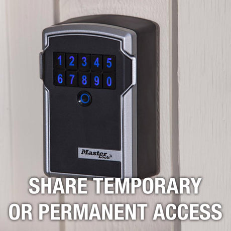 Master Lock 5 in. H X 3-1/4 in. W X 2-5/16 in. L Steel 4-Digit Combination Bluetooth Lock Box