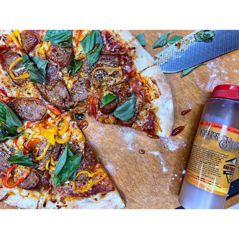 Chef J's BBQ Provisions Sweet and Spicy Fire Honey 12 oz