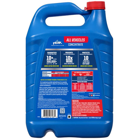 Peak 10X Concentrated Antifreeze/Coolant 1 gal, Pack of 6
