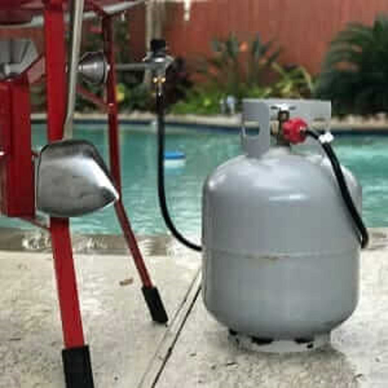 FireDisc 4 ft. L Propane Hose and Regulator