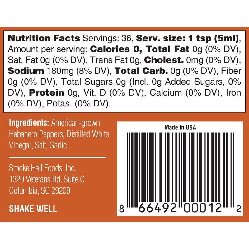 The General's Hot Sauce All Natural Shock & Awe Sauce 6 oz