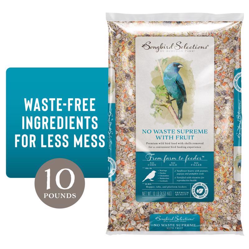 Songbird Selections Wild Bird Seed Wild Bird Food 10 lb, Pack of 4