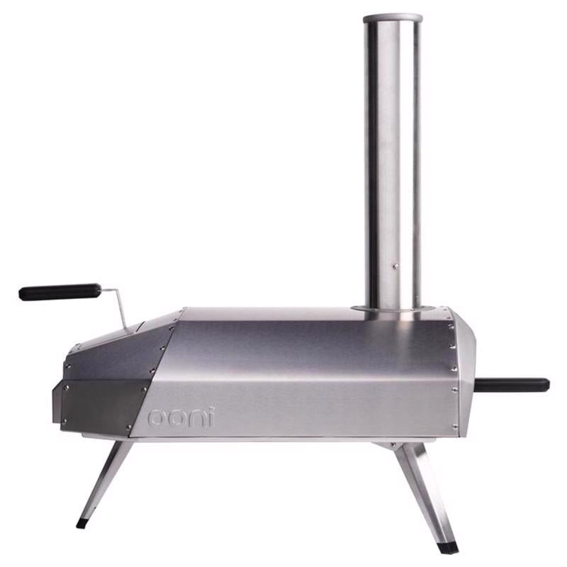 Ooni Karu 12 Charcoal/Wood Chunk Outdoor Pizza Oven Silver