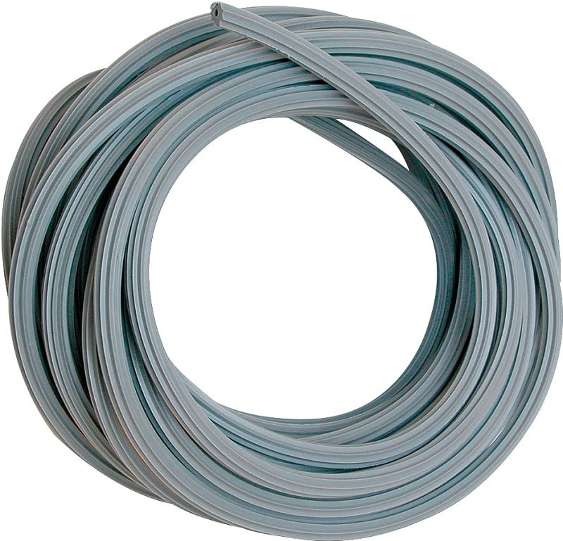 Make-2-Fit P 7645 Screen Retainer Spline, 0.250 in D, 25 ft L, Vinyl, Gray, Round