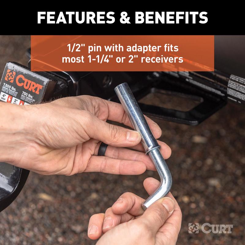 CURT Hitch Pin and Adapter
