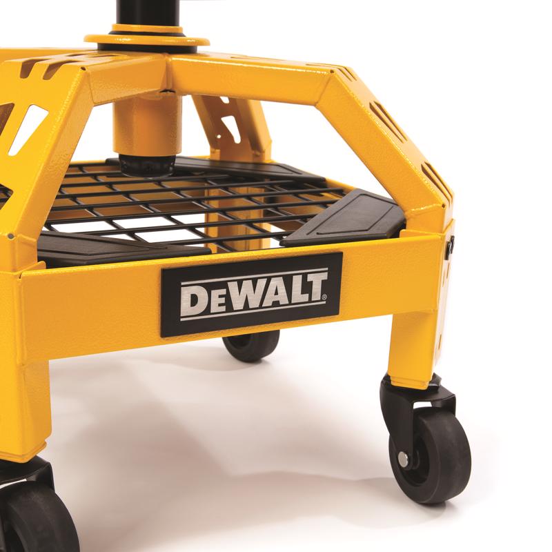 DeWalt Black Vinyl / Foam Swivel Adjustable Shop Stool