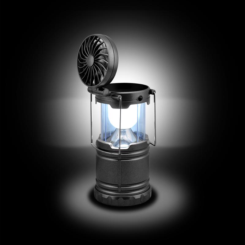 Blazing LEDz 80 lm Assorted LED LED Lantern & Fan, Pack of 9