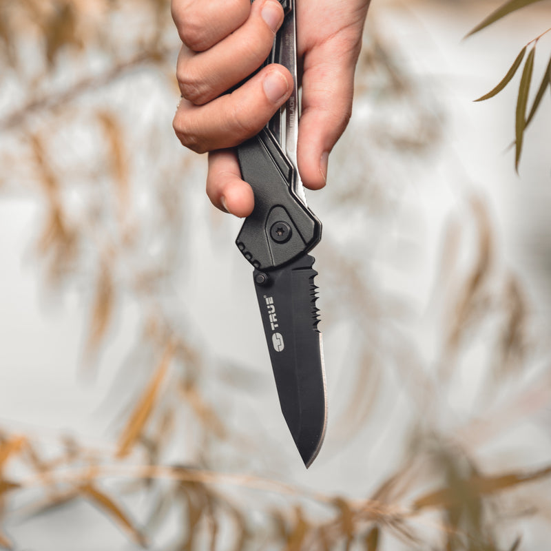 TrueBlade Gray 420J2 Stainless Steel 7 in. Folding Knife