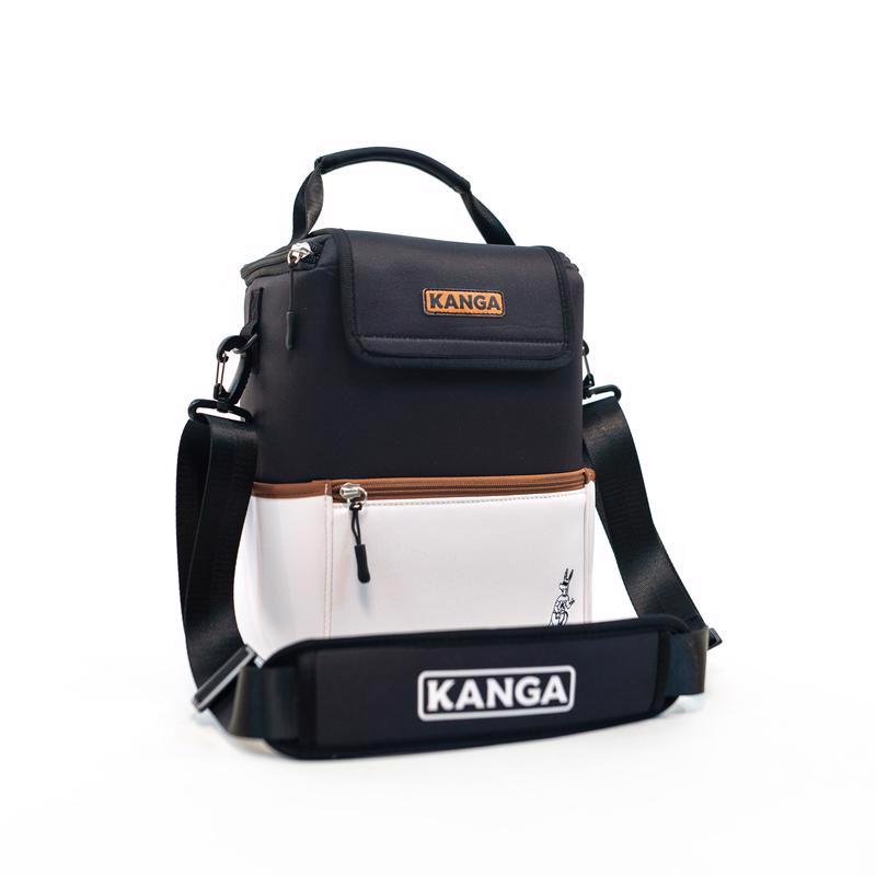 Kanga Pouch Black/White 12 cans Soft Sided Cooler