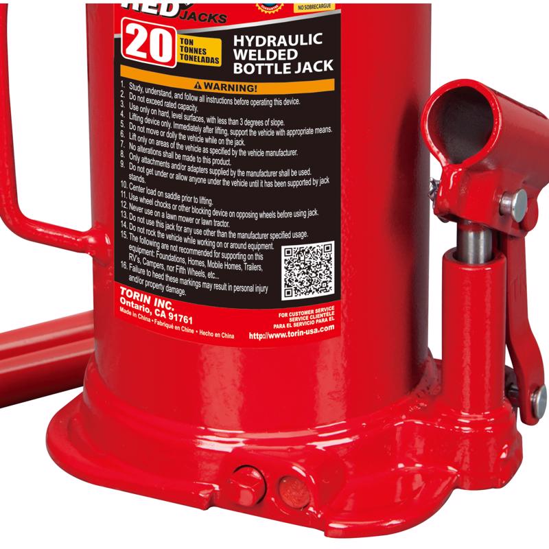 Torin Big Red Hydraulic 40000 lb Automotive Bottle Jack, Pack of 2