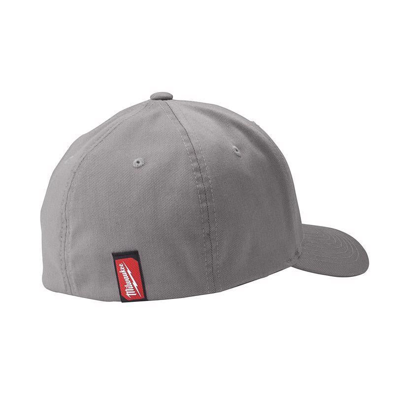 Milwaukee FlexFit Fitted Hat Gray L/XL
