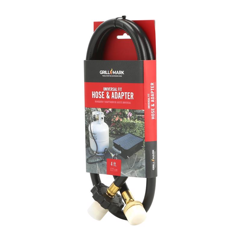 Grill Mark Plastic Gas Line Hose and Adapter For Universal