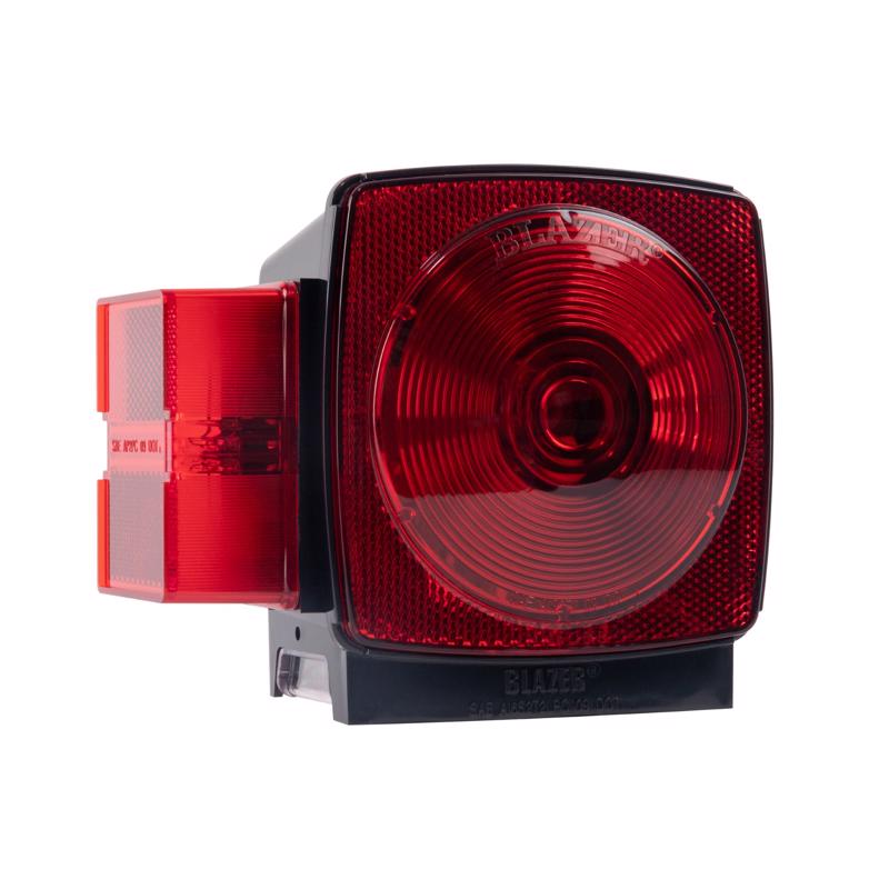 Blazer Red Square Stop/Tail/Turn Combination Tail Light, Pack of 2