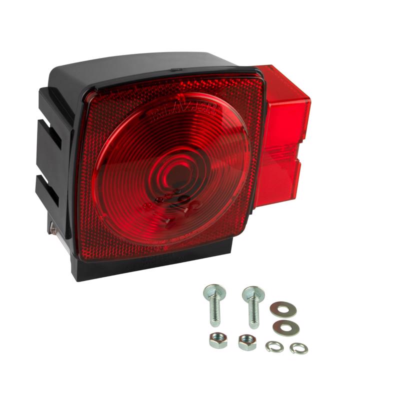 Blazer Red Square Stop/Tail/Turn Combination Tail Light, Pack of 2