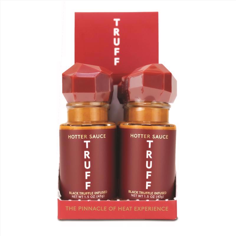 Truff Gluten Free Black Truffle Infused Hotter Sauce 1.5 oz, Pack of 6