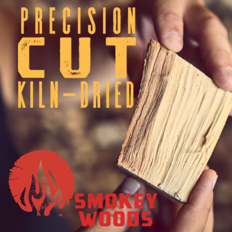 Smokey Woods All Natural Hickory Wood Smoking Chunks 350 cu in