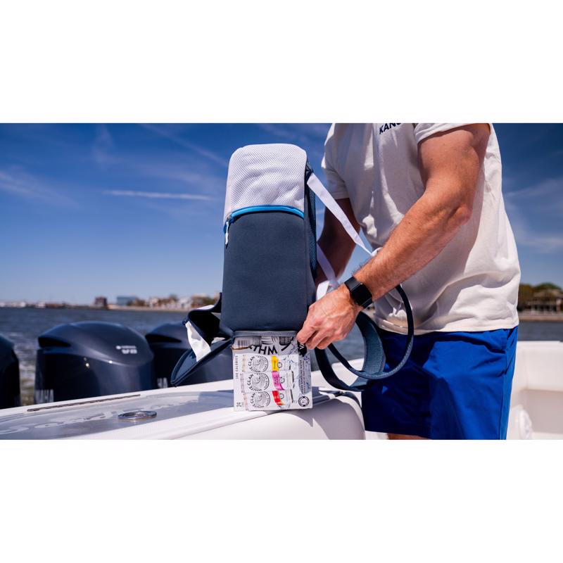 Kanga Malibu Pouch Navy/White 24 cans Backpack Cooler