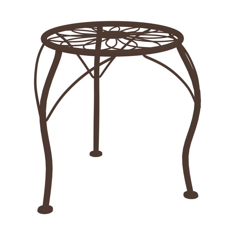 Classic Home & Garden 13.3 in. H Multi-colored Cast Iron Plant Stand, Pack of 3