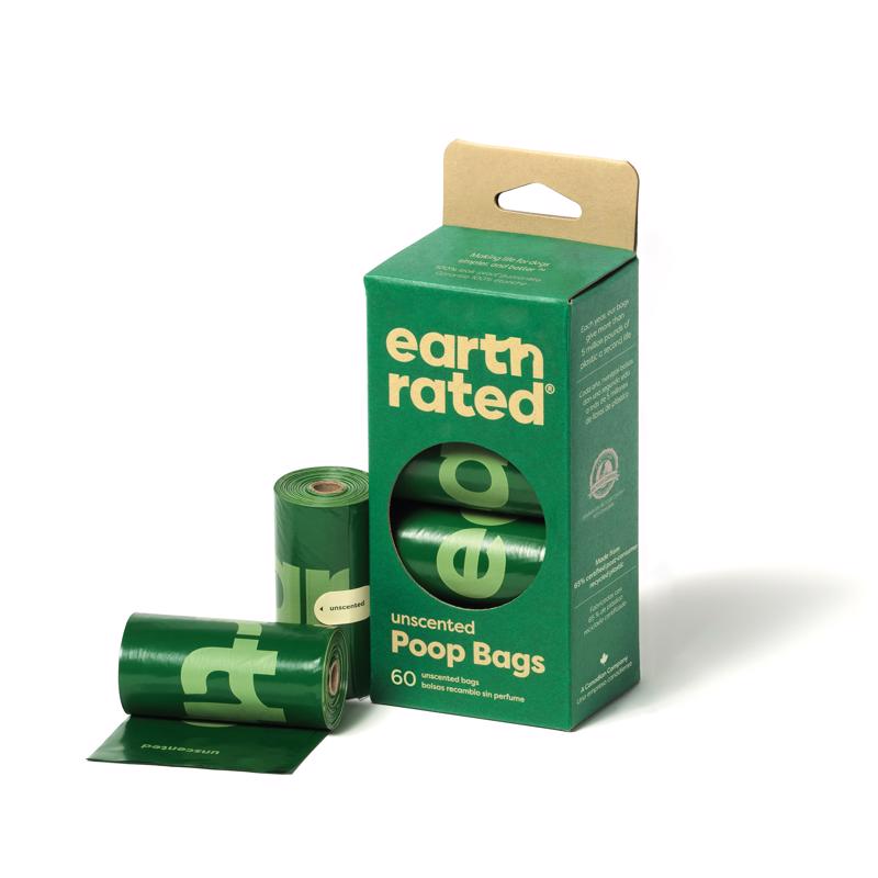 Earth Rated Plastic Disposable Pet Waste Bags 1 pk, Pack of 7