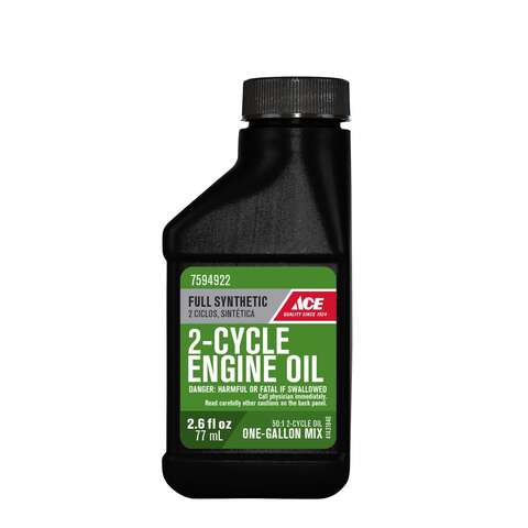 Ace Full Synthetic 2-Cycle 50:1 Engine Oil 2.6 oz, Pack of 12