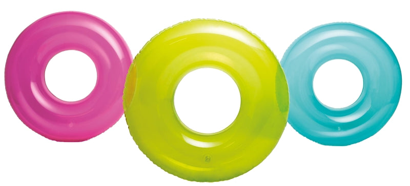 Intex 59260EP Transparent Swim Tube, Assorted, Pack of 24