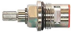 Danco 17476E Ceramic Disc Faucet Stem, Brass, 2-1/8 in L, For: Kohler Two Handle Lavatory and Bath Faucets