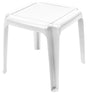 Gracious Living 14553-40 Side Table, Resin Table, White Table