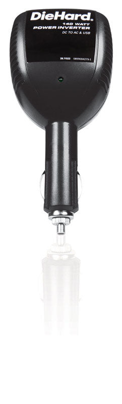 DieHard 120 V 140 W 1 outlets Power Inverter