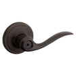 Kwikset Signature Series 730TNL11P Privacy Lever, Thumbturn Lock, Venetian Bronze, Residential, 2-3/32 in Projection