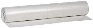 Warp's 4CH20 Poly Film, 4 mil Thick, 25 ft L, 20 ft W, Clear, Pack of 4