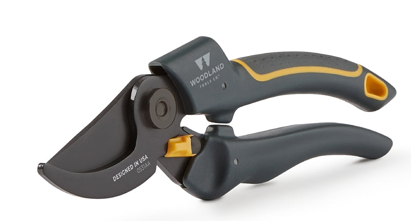 Woodland Tools Co Compact Duralight 05-2002-100 Pruner, 5/8 in Cutting Capacity, Carbon Steel Blade, Steel Blade