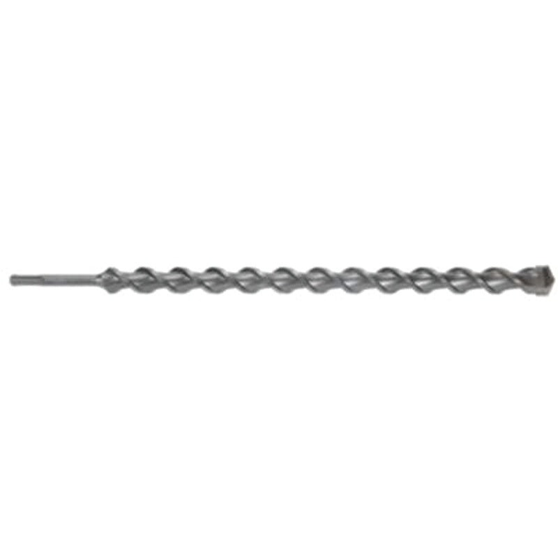 Irwin 322054 Hammer Drill Bit, 1 in Dia, 10 in OAL, Twist Flute, 1-Flute, 2 in Dia Shank, SDS Plus Shank