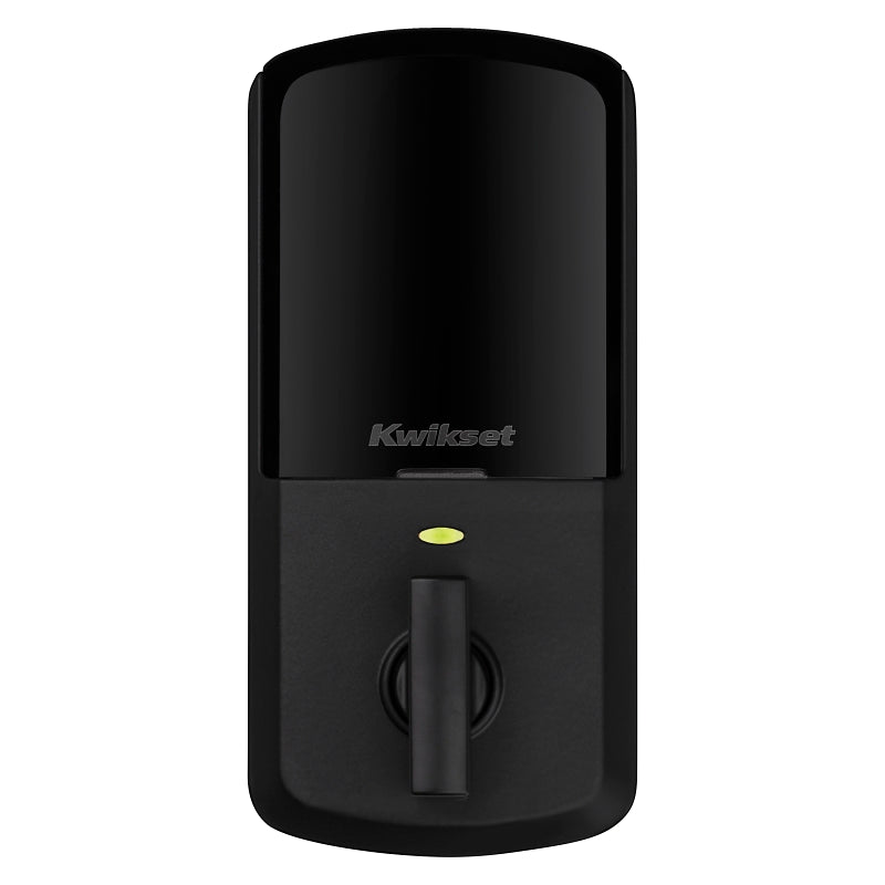 Kwikset Halo Series 939 WIFI TSCR 514 Electronic Deadbolt, Matte Black, Residential, AAA Grade, Zinc, Keypad Included