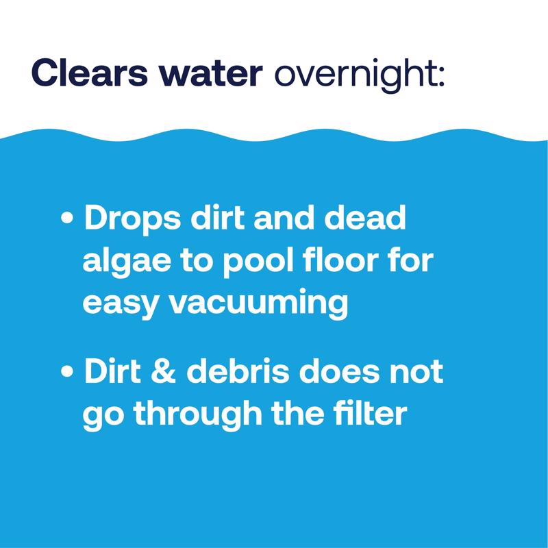 HTH Pool Care Liquid Flocculant 32 oz, Pack of 4