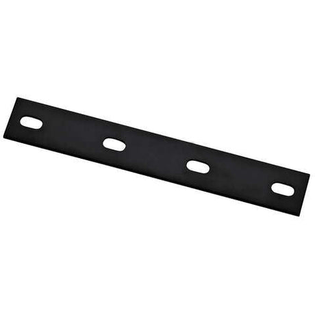 Hampton 1/8 in. H X 1-1/2 in. W X 10 in. L Black Steel Mending Plate, Pack of 10