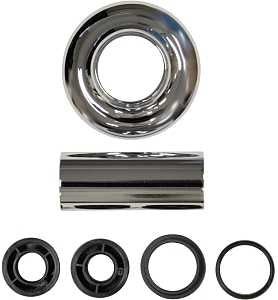 Danco 10307 Flange Set, 1-1/16 to 9/16 in Adapter, 1-1/2 in Flange ID, 3 in Flange, 1-1/2 in Tube OD