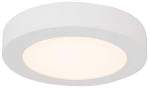 Boston Harbor CL040A WH Ceiling Light Fixture, 0.08 A, 120 V, 10 W, LED Lamp, 550 Lumens, 3000 K Color Temp
