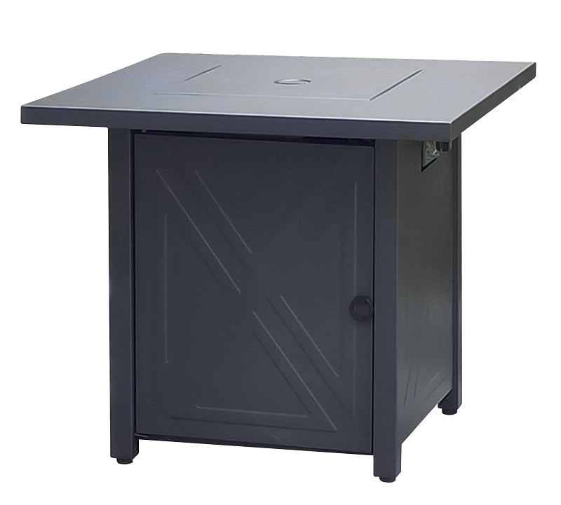 Seasonal Trends 52072 Fire Pit, 28 in OAW, 28 in OAD, 24 in OAH, Square, Propane, Pulse Ignition