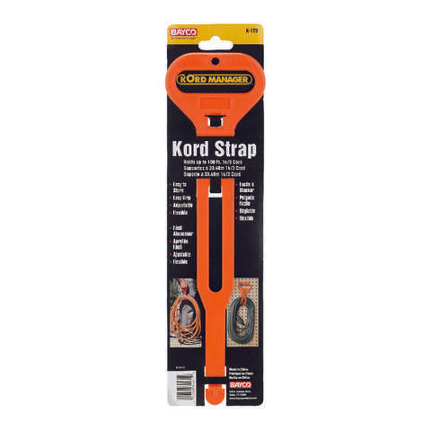 Bayco 14.3 in. L Orange Plastic Short Carry Strap