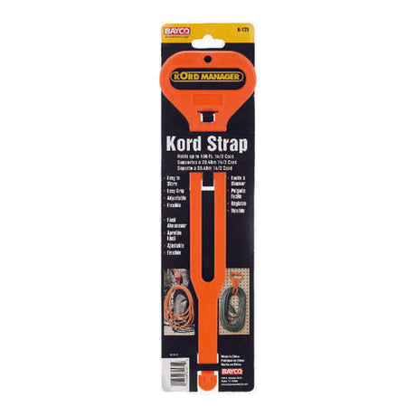 Bayco 14.3 in. L Orange Plastic Short Carry Strap