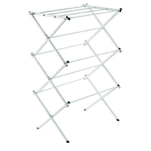 Polder 42 in. H X 14.5 in. W X 29 in. D Steel Accordian Collapsible Clothes Drying Rack