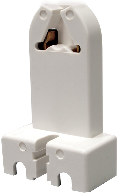 Eaton Wiring Devices 924W-BOX Lamp Holder, Standard, 1.44 in W x 2.37 in H Dimensions, 600 VAC, 660 W, White, Pack of 10