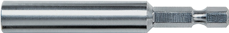 Irwin 3557181C Series Bit Holder with C-Ring, 3 in L, 1/4 in Drive, Hex Drive, 1/4 in Shank, Hex Shank, Steel, 1/CD