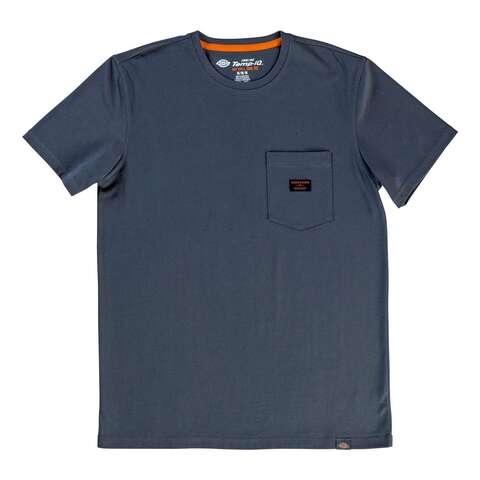 Dickies Traeger L Short Sleeve Charcoal Gray Tee Shirt